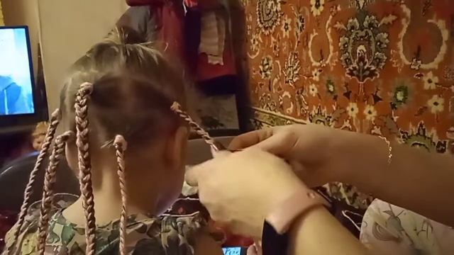 Заплетаем Афро косички в домашних условиях. Делаем первый раз.