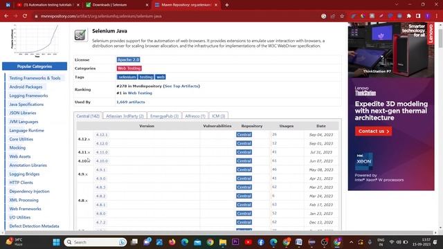 First selenium program Launching chrome browser Using Selenium + Java in eclipse IDE смотреть онлайн