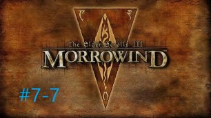 TESIII Morrowind #7-7 Вампиры Вварденфелла, том 2 (Гильдия магов Садрит Мора).mp4