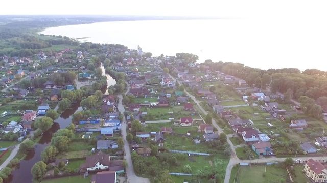 Переславль Залесский. Плещеево озеро на закате.