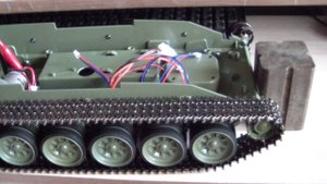 Танк Т-72 от ДеаГостини, пробный пуск ходовой