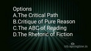 Northrop Frye's Critical Path |  Q & A view| springlit  | Part 1