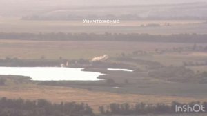 Уничтожение миномета ВСУ. Наши операторы только успевают менять АКБ на квадрокоптере.