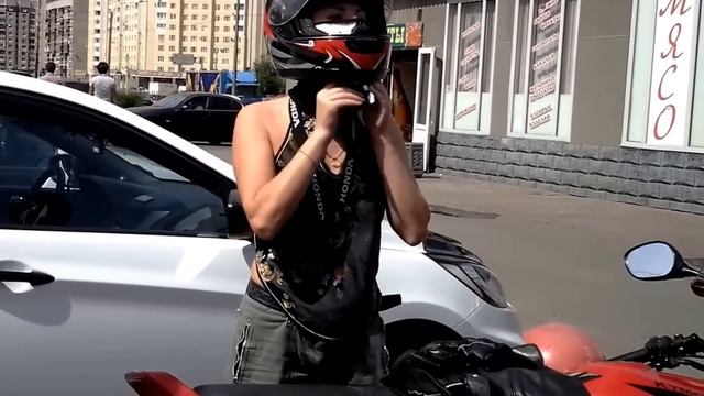 Мотоциклистка Катя. Хрупкая как ребенок, отважная как мужчина.