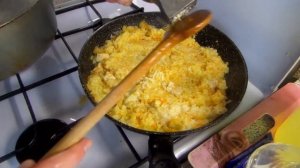 Готовлю весь день. Котлеты. Картошка с капустой. Блины с мясом.