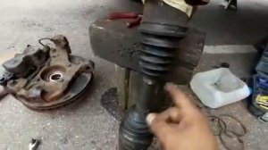 How to replace bearings on Hummer H2, Замена шаровых опор на Hummer H2