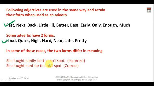 Adverb का अब तक का सबसे फाड़ू वीडियो | Adverb Part 1 | English Advantage #adverb
