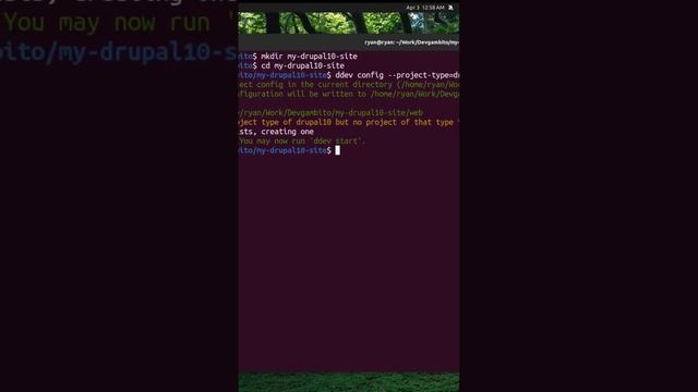 Quick Install Drupal 10 Using DDEV