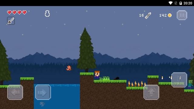 Minecraft 2D! Нубик готовит отвар! Adventure of noob 2D Games смотреть онлайн