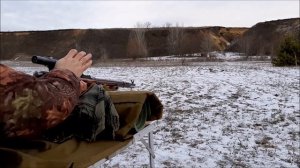 Винтовка Мосина, 100 метров, патрон БПЗ "Высокой тосности".mp4