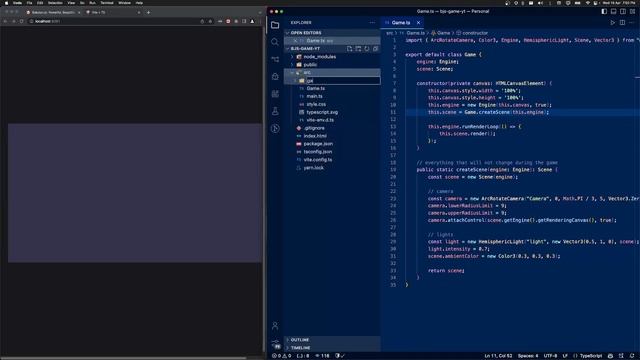 WebGL + TypeScript Game Development walk-through смотреть онлайн