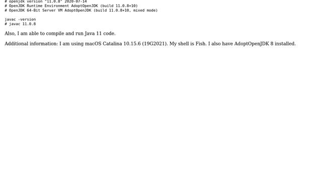 Apple: How do I update java manual pages with Homebrew? смотреть онлайн