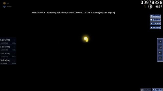 osu! NEW TOP PLAY! SAVE (Encore) by DM DOKURO! 5.12 stars FC! смотреть онлайн