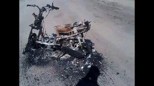 Сгорел скутер