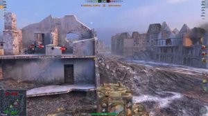 4 хороших боя на кв-2 в WoT blitz! ИГРАЕМ НА КВ-2 В World of Tanks blitz!