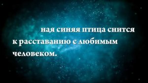 К чему снится синяя птица - Онлайн Сонник Эксперт