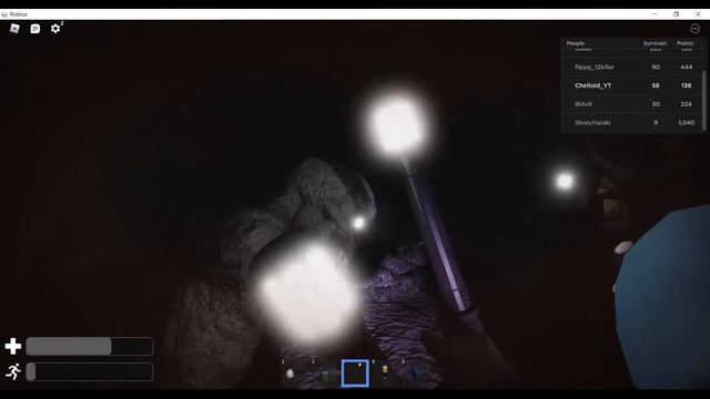 Играю в Роблокс The Rake Вызвали кровавую ночь и убили рейка! смотреть онлайн