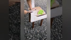 Перекраска детского стула,его вторая жизнь/Берётся за дело