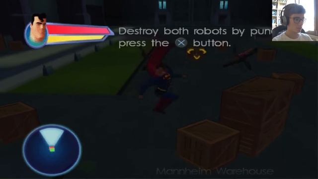 Superman: Shadow of Apokolips [PS2] BEST SUPERMAN GAME?! смотреть онлайн