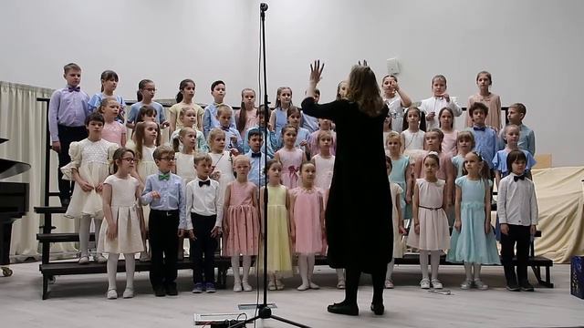 Незабудки. Муз.Покровской, сл.Верестова. Исп. Хор первых классов. ДМШ им. А.Т.Гречанинова
