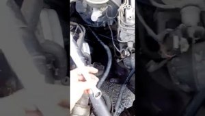 Замена шланга ГУР на Ауди80