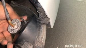 Bmw f30 fog lamp replacement (without removing rims)