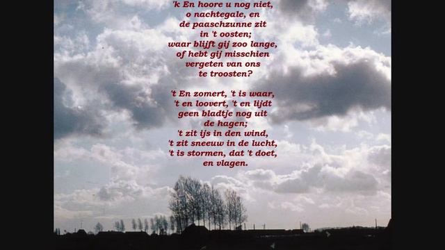 Guido Gezelle -- Gedicht: "'k En hoore u nog niet" met inleiding door Clem Schouwenaars. смотреть онлайн