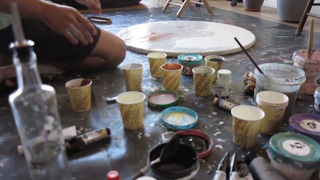 Техника жидкого акрила. "Вихрь тишины" смотреть онлайн