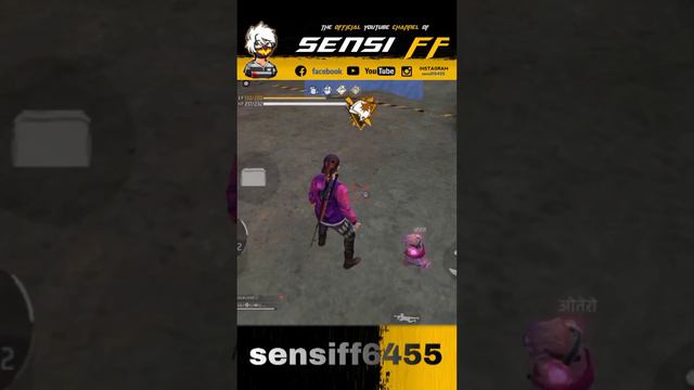 #short #freefire🔥Sensi ff op headshot 😈 Attitude status video👾Sensi ff ||S006 ff👽 #Sensi