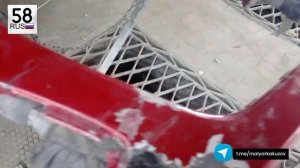 ремонт рваного бампера киа пиканто.