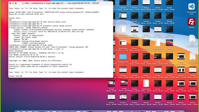 Part 4 - Create MySQL Database on DigitalOcean Droplets Server, Ubuntu 20.04 смотреть онлайн