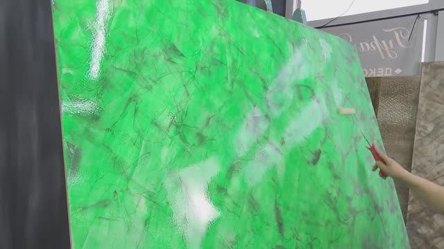 Прочнейший Эффект Натурального Камня НЕФРИТ _ Лак Двухкомпонентный Робустезза смотреть онлайн