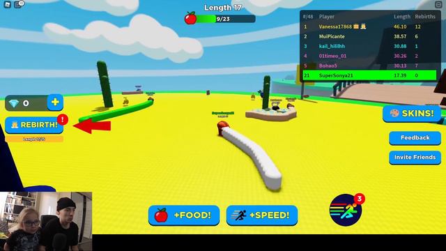 ВЕСЕЛАЯ ЗМЕЙКА ROBLOX WORMFACE