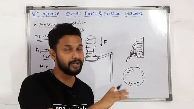 8th Science | Chapter 03  | Force  & Pressure     | Lecture 2  | Maharashtra Board |