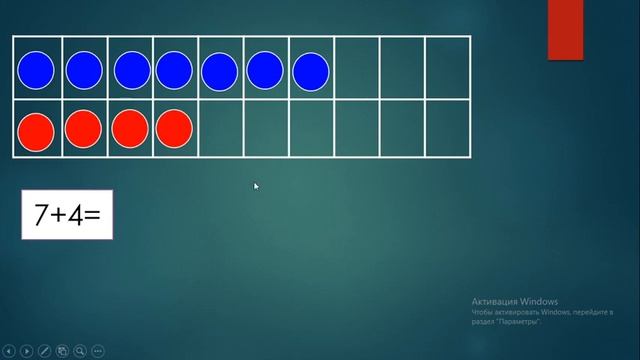 Приём сложения с переходом через 10. смотреть онлайн