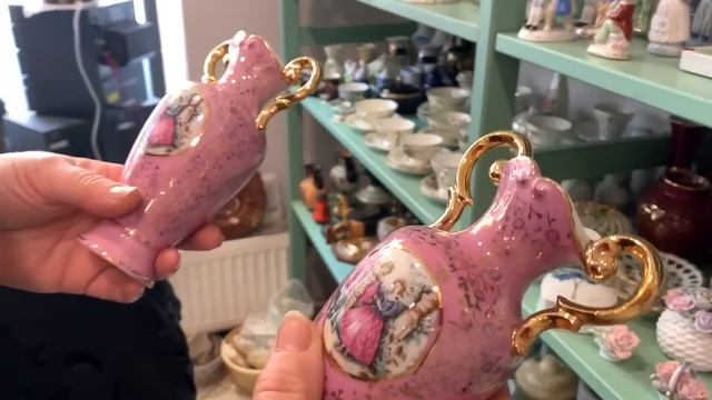 35.VLOG..ПО СЕКОНДАМ С МАРИНОЙ..СУМКА ИЗ ЗМЕИ..ВИНТАЖКА..ФАРФОР..ПОКУПКИ..SECOND HAND HAUL..