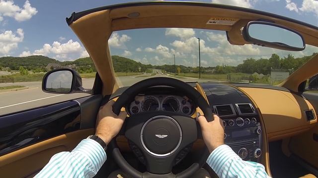 2014 Aston Martin DB9 Volante POV Test Drive смотреть онлайн