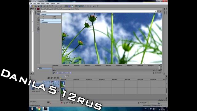 как замазать задний фон в Sony Vegas 10.0 от danila 512 rus! смотреть онлайн