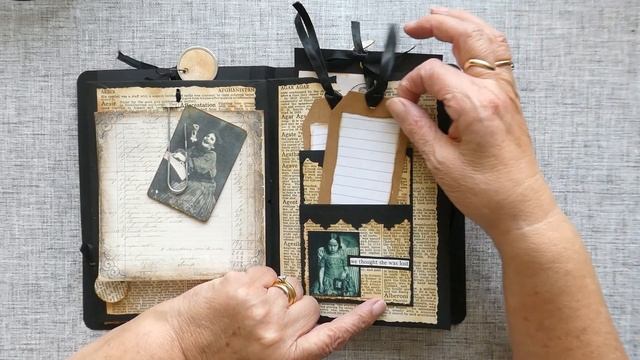 The Undertaker Dark Victorian Gothic Envelope Journal Halloween смотреть онлайн