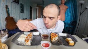 МУКБАНГ РОЛЛЫ СЕТ / ROLLS / ОБЖОР / EATING Mukbang / ASMR АСМР
