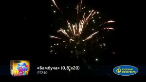 Р7240 Фейерверк Бамбуча 0 .8 х 20 залпов