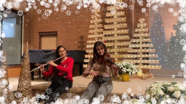 Jingle Bells (Christmas Song) - Violin and Flute Duet Cover смотреть онлайн