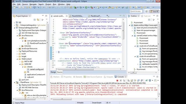 Camel transformation with camel:bean ref method смотреть онлайн