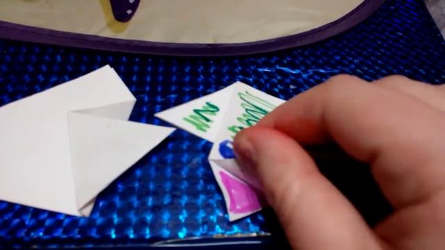 Оригами. Делаем игрушки лягушки в технике оригами. смотреть онлайн