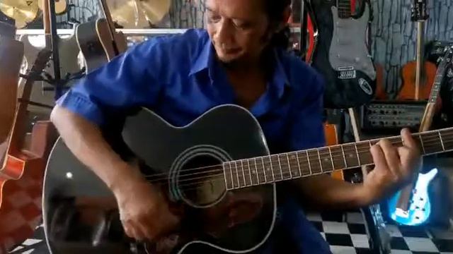 Epiphone guitar EJ 200 tutorial смотреть онлайн