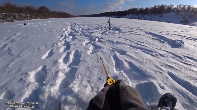 МОРОЗ-ВЕТЕР - РЫБА ЕСТЬ. Рыбалка на ОКЕ в феврале 2021. смотреть онлайн