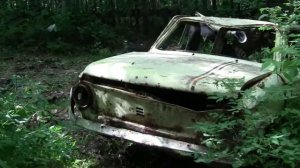 нашли в лесу запорожец 1976 года +300 кг металлолома за пол часа