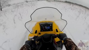 Снегоход Stels Viking S600. Обзор снегохода и разгон.