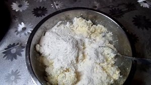 Творожная шарлотка с яблоками. Простой рецепт.