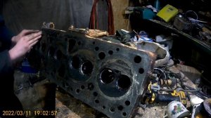 Разобрал двигатель СМД-15Н (часть 2) ГБЦ